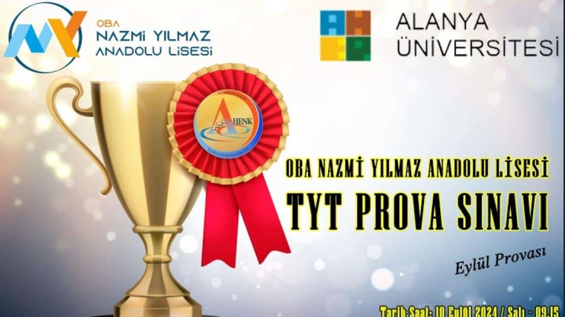 TYT EYLÜL PROVA SINAVI YAPILIYOR 